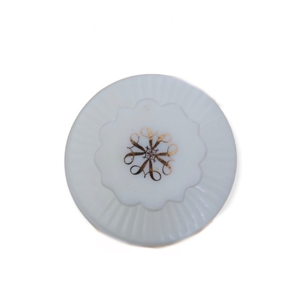 Vintage Vase textile pattern pot with lid - Picture 3 of 5